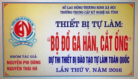 Thiết bị dạy nghề tự làm toàn Quốc 2016 tại Cần Thơ